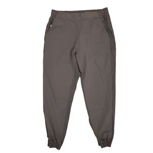 Athleta Women's Gray Textured Brooklyn Jogger Pants Size‎ 12